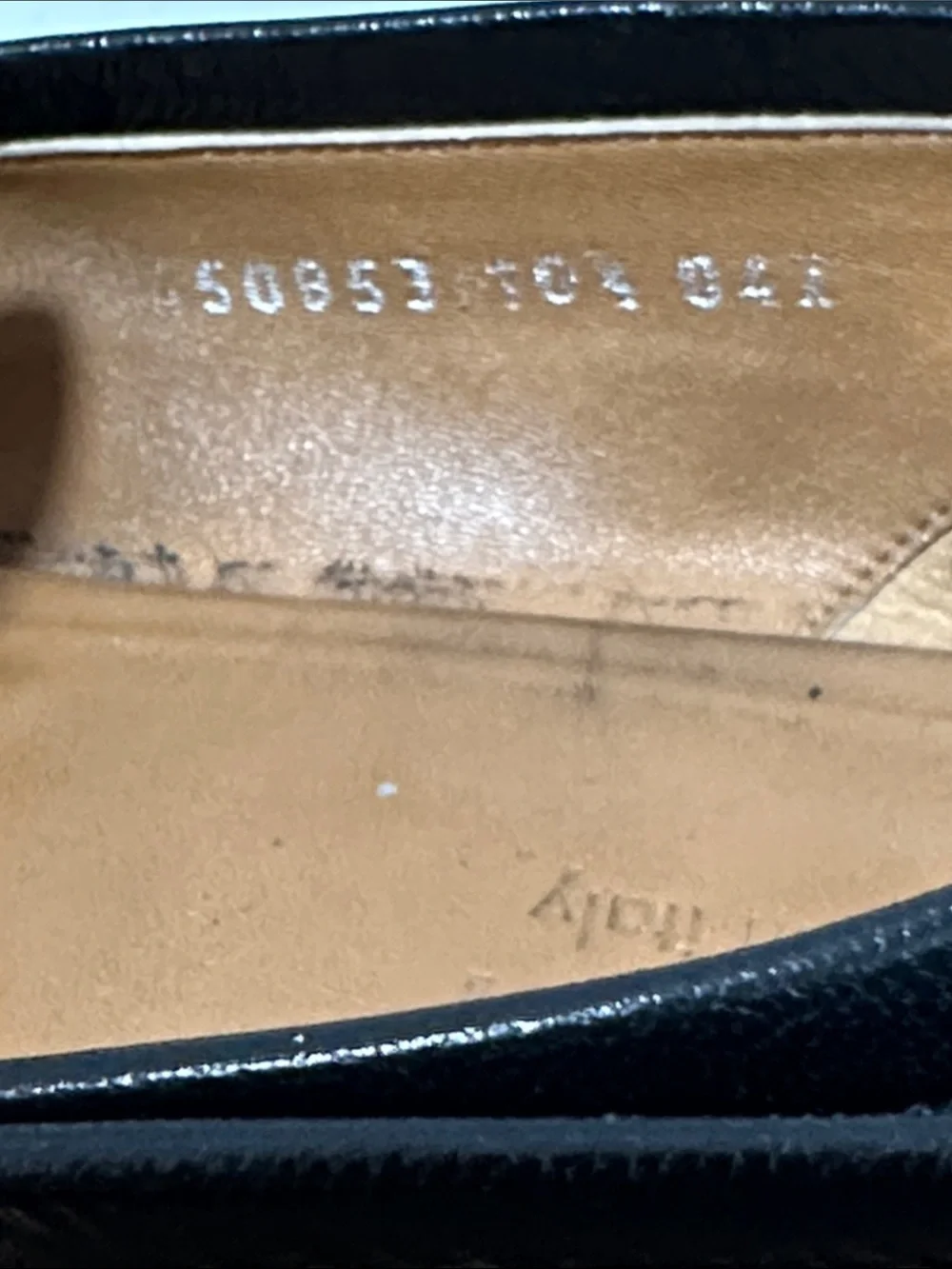 Authentic Gucci Black Leather Men's Loafers with Silver Hardware. Size 10.5
